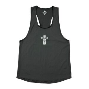 Darc Sport Shirt Men Large Black Dry Wolf Tank Top Stringer Bodybuilding Gym